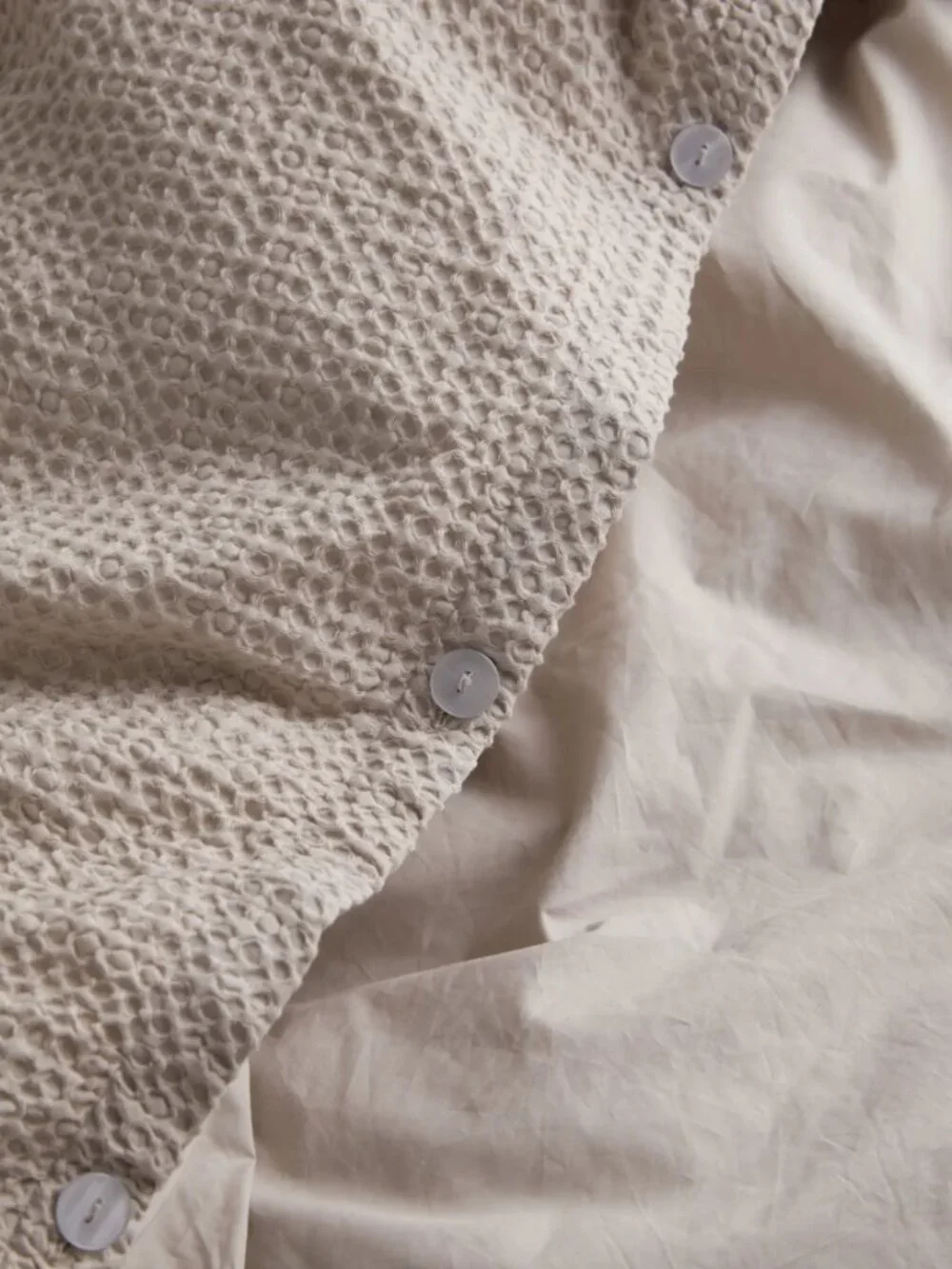 Quince Organic Luxe Honeycomb Duvet Cover Set Twin